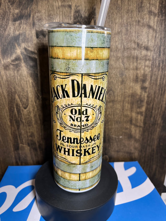 Jack Daniels whiskey barrel Tumbler